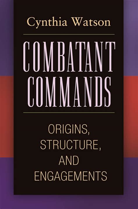 combatant commands origins structure and engagements praeger security international Epub