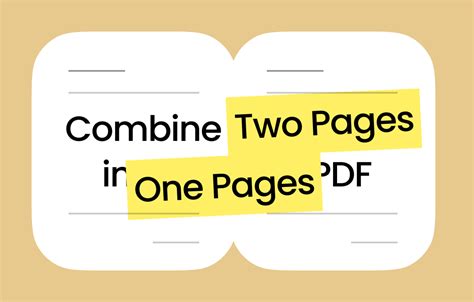 combine pdf pages into one page Reader