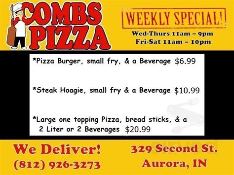 combs pizza aurora