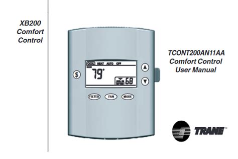 comfort control thermostat manual Kindle Editon