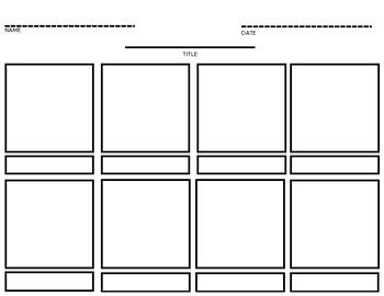 comic strip template 8 boxes Reader
