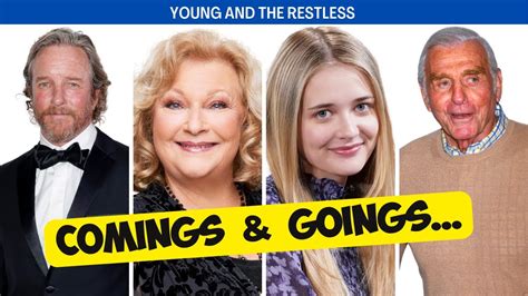 coming and going of young and restless