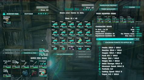 command for no encumberance ark survival