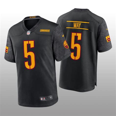 commanders black jersey