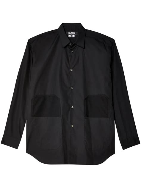 comme des garcons button down shirt