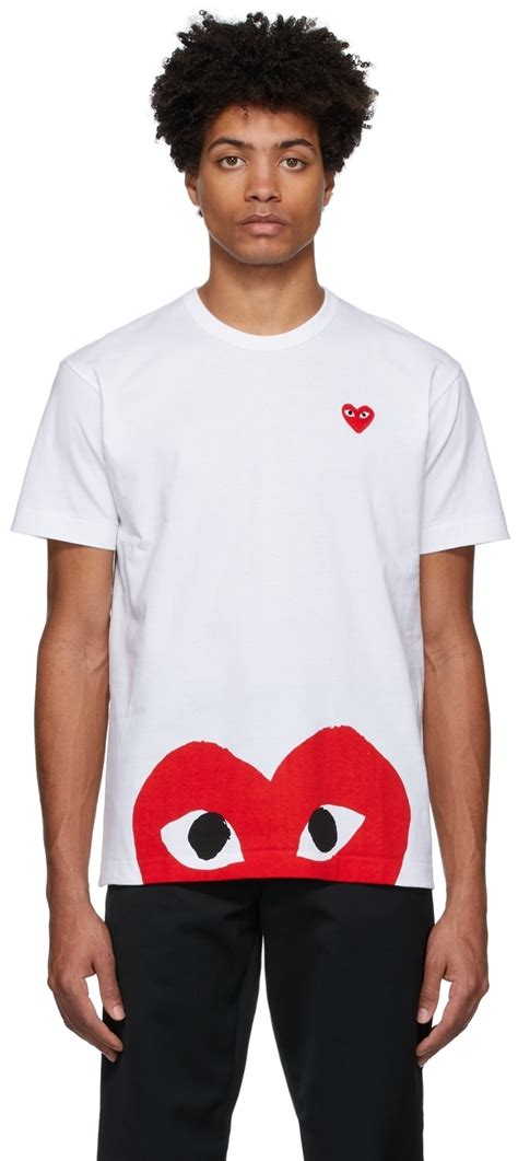 comme des garcons play shirt