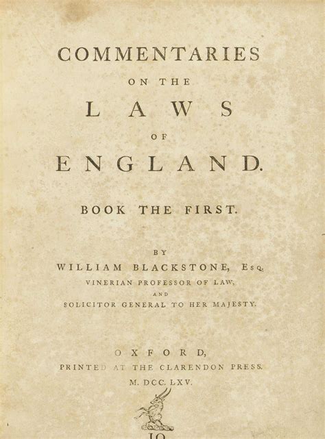 commentaries laws england william blackstone Doc