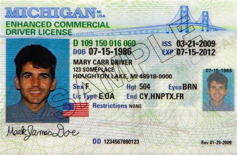 commercial driver's license michigan