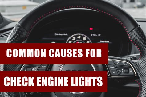 common causes of check engine light Reader