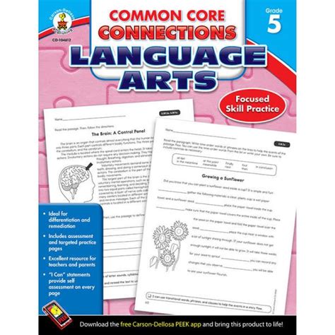 common core connections language arts grade 5 Reader