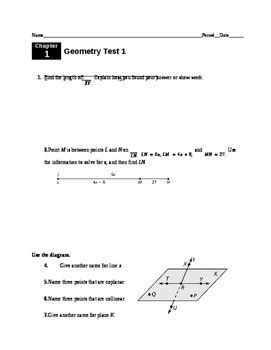 common core geometry test bank PDF