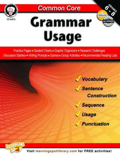 common core grammar usage Reader