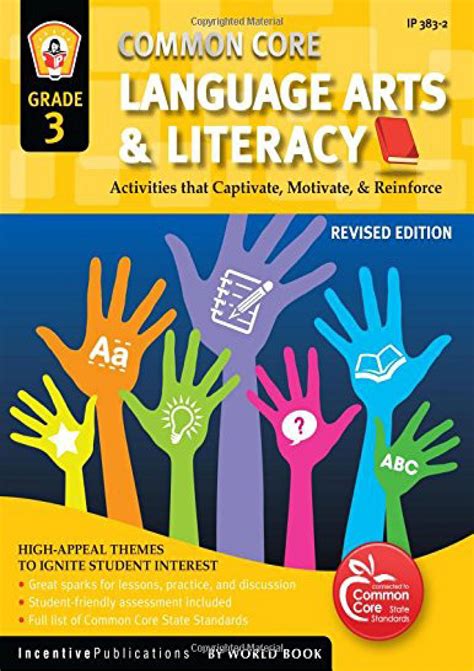 common core language arts and literacy grade 3 activities that captivate motivate and reinforce Reader