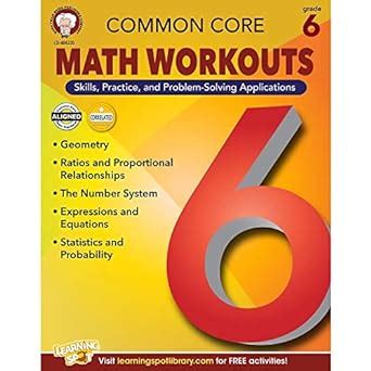 common core math workouts grade 6 Kindle Editon