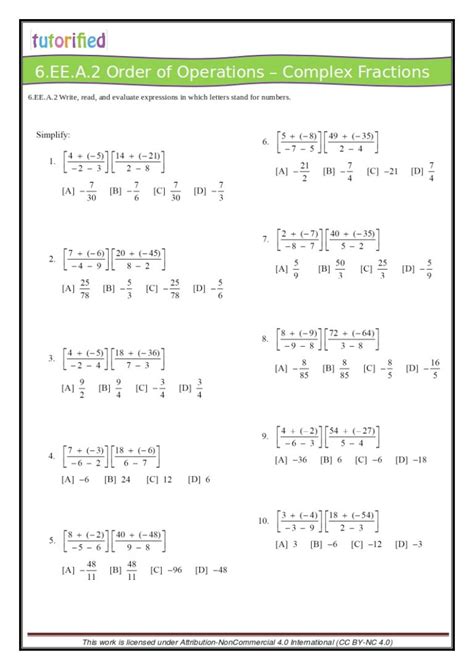 common core mathematics practice at 3 levels grade 6 Doc