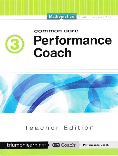 common core performance coach grade 3 triumphlearning answer sheet Epub