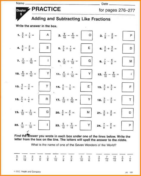 common core worksheets grade 7 Doc