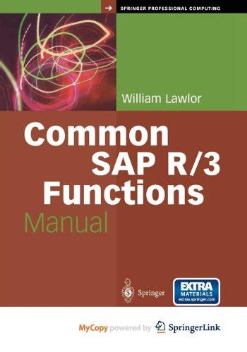 common sap r 3 functions manual common sap r 3 functions manual Kindle Editon