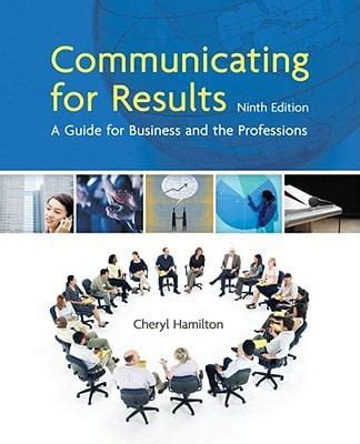 communicating for results a guide for business and the professions Doc