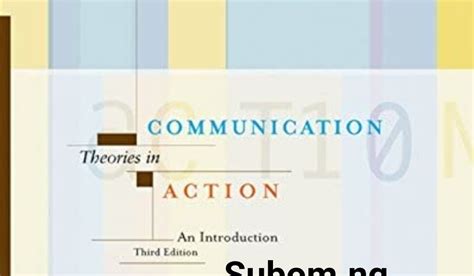 communication theories in action an introduction 3rd Epub