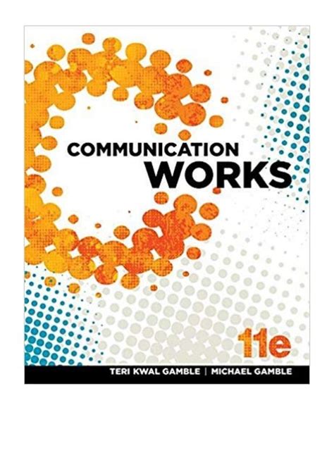 communication works 11th edition pdf Epub