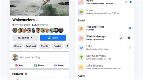 community facebook groups search Doc