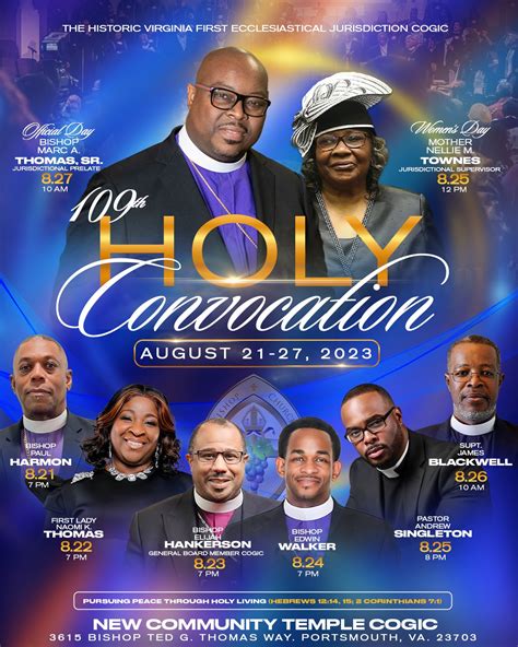 community temple holy convocation PDF