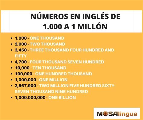 como se escribe 1 000 en ingles