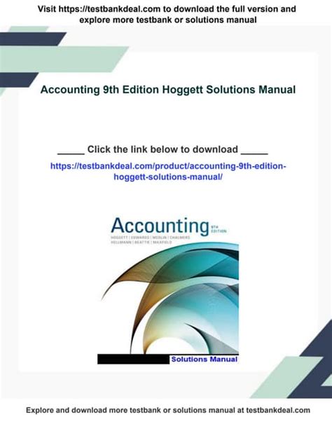 company accounting 9th edition leo hoggett solutions Reader