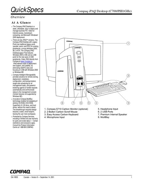 compaq ipaq desktop manual PDF