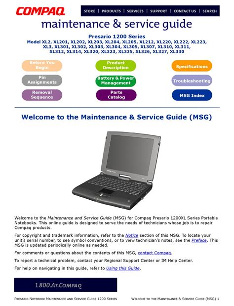 compaq presario 1200 user manual Doc