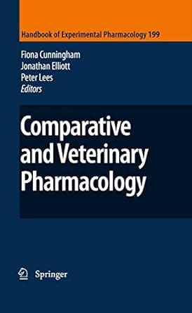 comparative and veterinary pharmacology vol 199 PDF