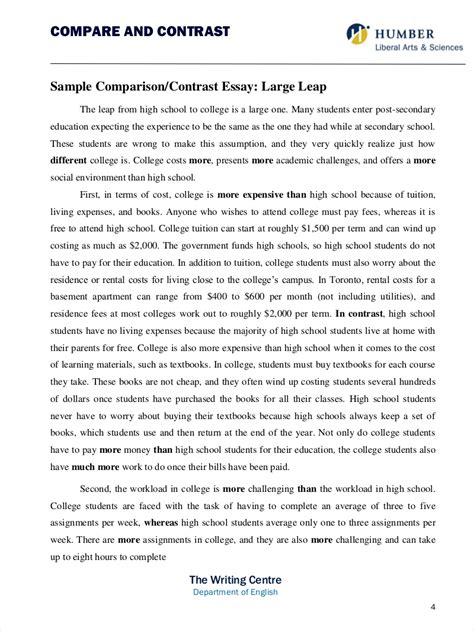 comparative research paper examples PDF