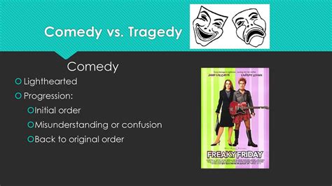 compare tragedy with comedy by giving examples Reader