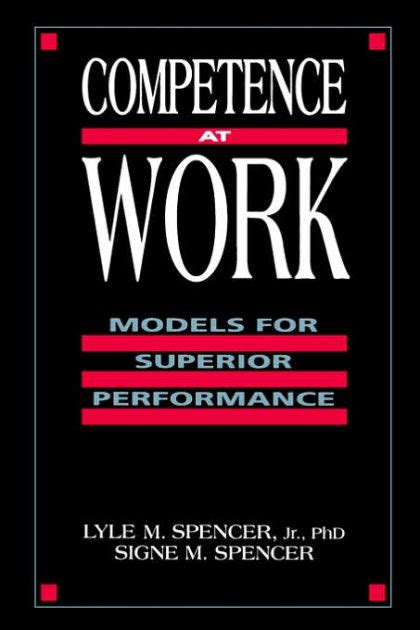 competence at work models for superior Reader
