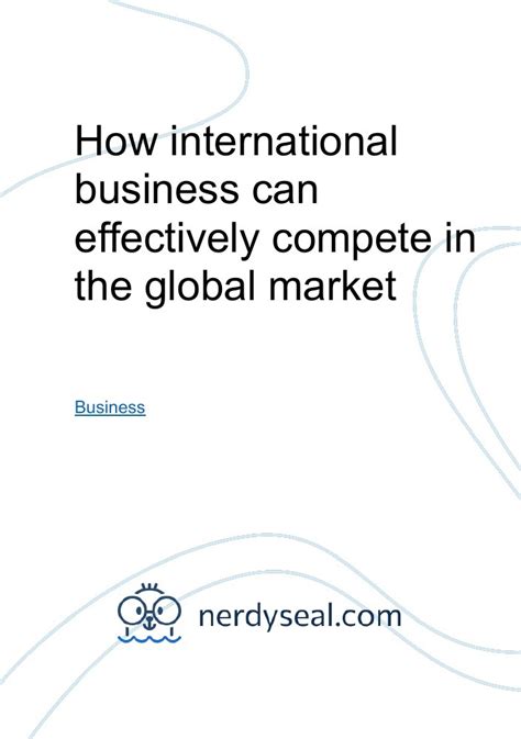 competing effectively international business abdikarim Epub