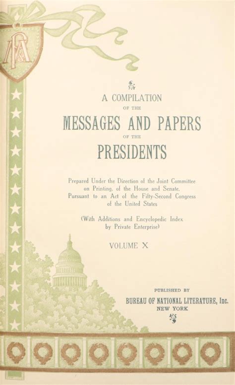 compilation of the messages and papers of the presidents PDF