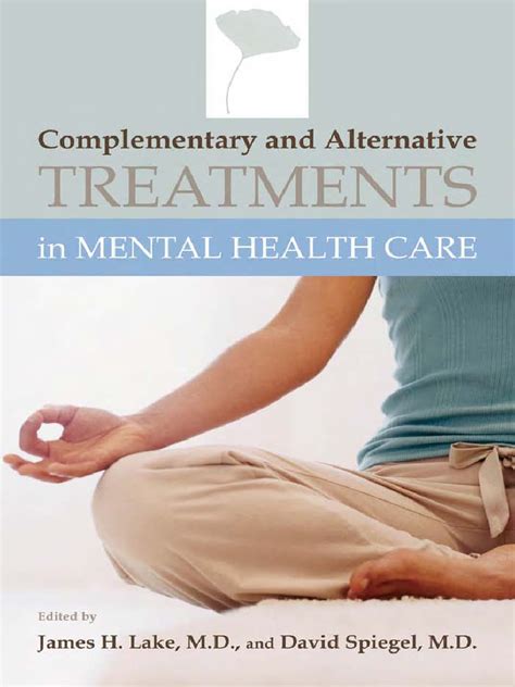 complementary and alternative treatments in mental health care PDF
