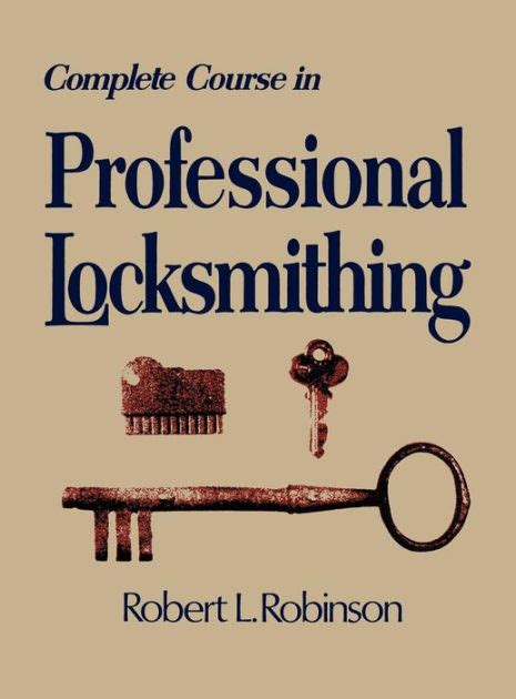 complete course in professional locksmithing Epub