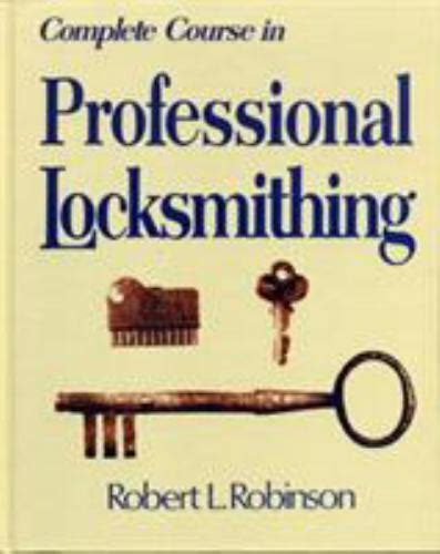 complete course in professional locksmithing Epub