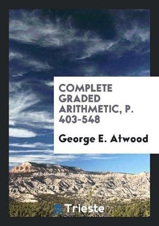 complete graded arithmetic p 403 548 Epub