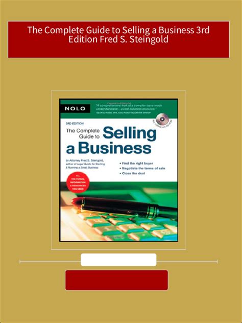 complete guide to selling a business the Reader