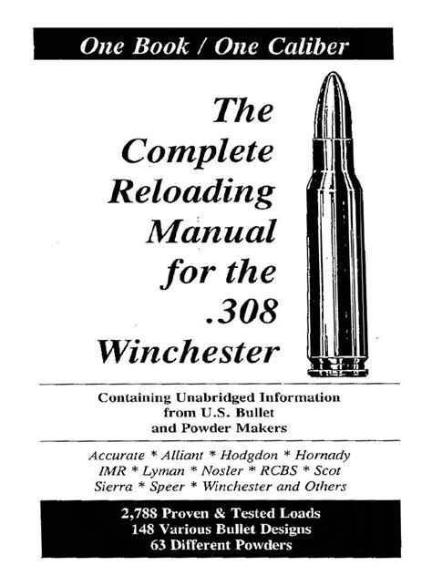 complete reloading manual reloading 308 winchester PDF