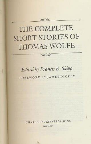 complete short stories of thomas wolfe Reader