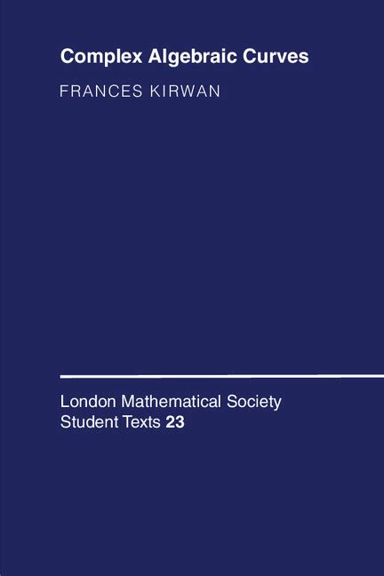 complex algebraic curves complex algebraic curves Doc