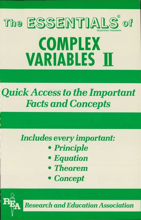 complex variables ii essentials complex variables ii essentials Kindle Editon