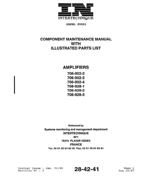 component maintenance manual with illustrated parts list Kindle Editon