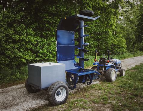 compost turner machine tractor