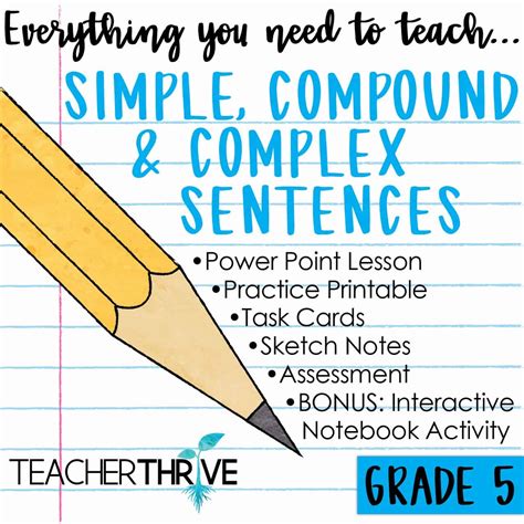 compound-and-complex-sentence-5th-grade Ebook PDF