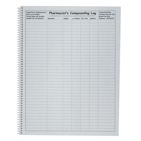 compounding log sheet Ebook Epub